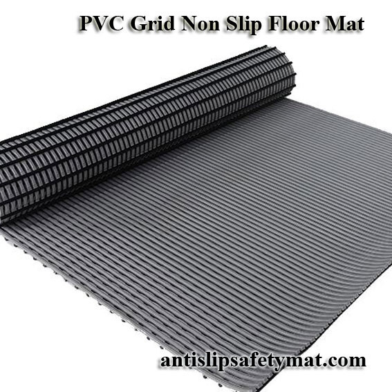 Open Grid - No Slip/Anti-Fatigue/Drainage - Heavy Duty - PVC - Workplace  Floor Mat 